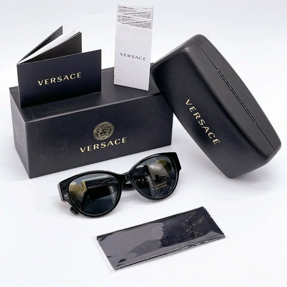 New Versace Women's Black Model Sunglasses